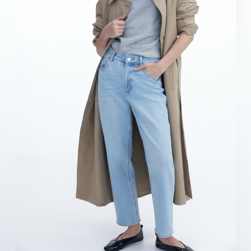 H&M HIGH RISE SLIM REGULAR STRAIGHT ANKLE JEANS Women's New with Tags‎ Size 8